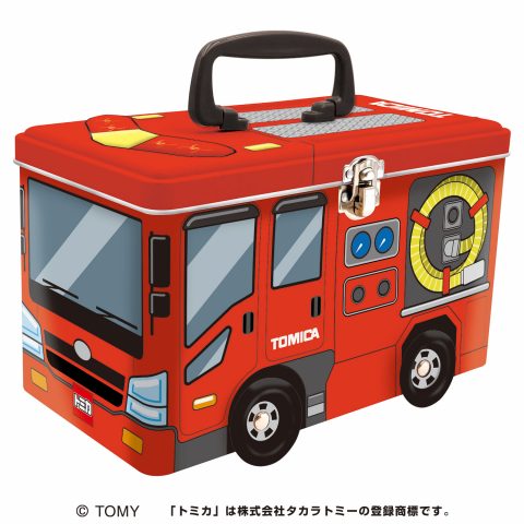 トミカトランク缶／消防車