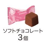 カラフルピーチハートシールチョコ