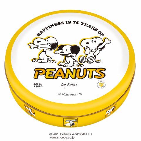 スヌーピーポケットチョコ缶