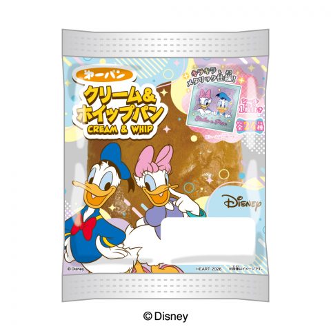 ディズニーキャラクター　クリーム＆ホイップパン