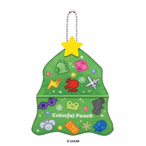 カラフルピーチクリスマスホルダー