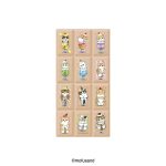 mofusandちょこぶろっくしーる＆ほるだー