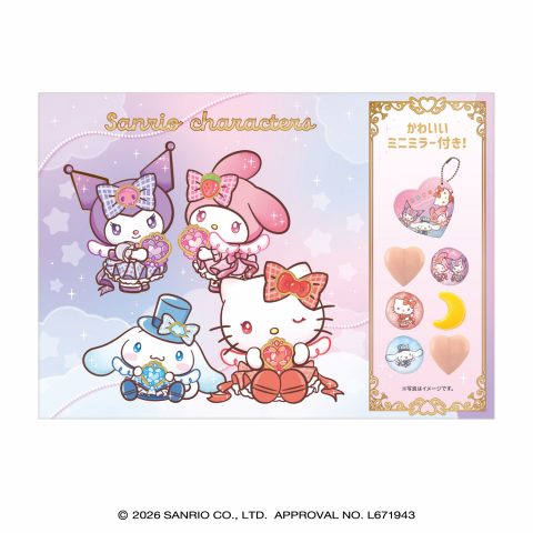 サンリオキャラクターズ ミラー＆チョコギフト ときめきジュエル