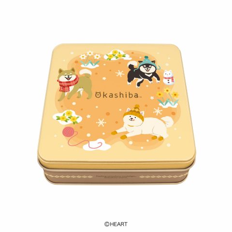 おかしばギフト缶　～ふゆしば～