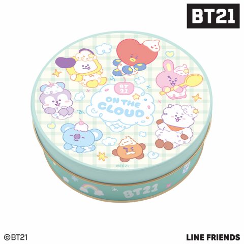 BT21 サークルチョコ缶